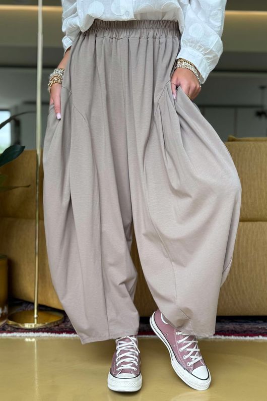 The Edit Sia Pant Mocha